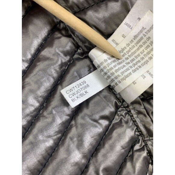 BOGO Calvin Klein Packable Lightweight Premium Down Jacket Hooded Black Puffer M - Picture 12 of 14